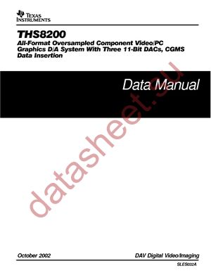 THS8200PFP datasheet  